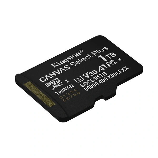 Kingston 1TB SD micro Canvas Select Plus Gen3 150R A1 (MicroSDXC) SDCS3/1TBSP memóriakártya