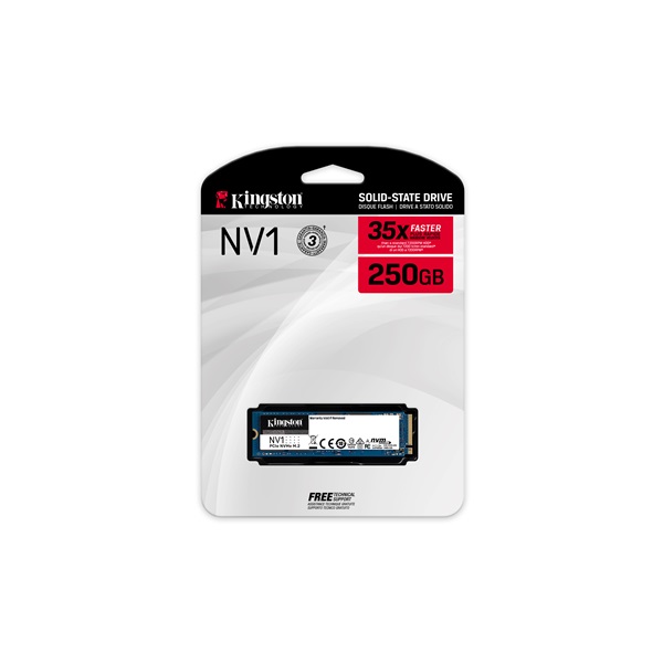 Kingston 250GB M.2 NVMe 2280 NV1 (SNVS/250G) SSD