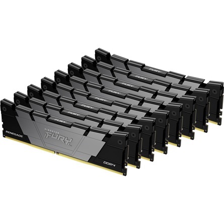Kingston 256GB 3200MHz DDR-4 Fury Renegade Black (Kit! 8db 32GB) (KF432C16RB2K8/256) memória