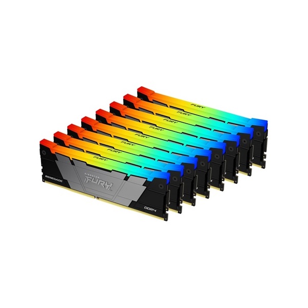 Kingston 256GB 3200MHz DDR-4 Fury Renegade RGB (Kit! 8db 32GB) (KF432C16RB2AK8/256) memória
