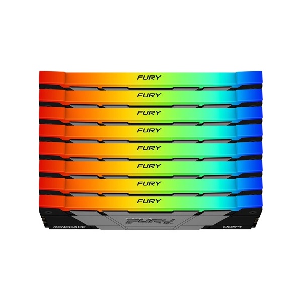 Kingston 256GB 3200MHz DDR-4 Fury Renegade RGB (Kit! 8db 32GB) (KF432C16RB2AK8/256) memória
