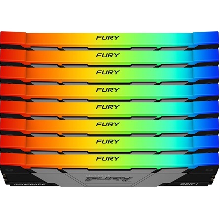 Kingston 256GB 3200MHz DDR-4 Fury Renegade RGB (Kit! 8db 32GB) (KF432C16RB2AK8/256) memória