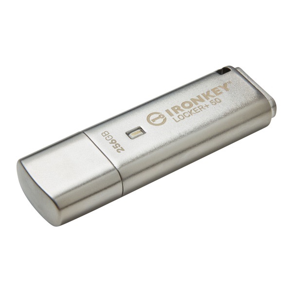 Kingston 256GB IronKey Locker+ 50 (IKLP50/256GB) Flash Drive
