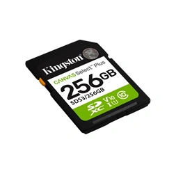 Kingston 256GB SD Canvas Select Plus Gen3 150R (SDXC V10 UHS-I U1) SDS3/256GB memóriakártya