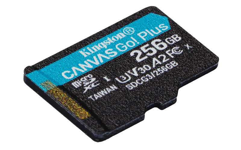 Kingston 256GB SD micro Canvas Go! Plus (SDXC Class 10 UHS-I U3) (SDCG3/256GBSP) memóriakártya