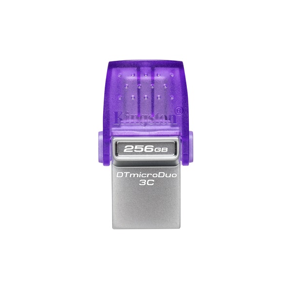 Kingston 256GB USB3.2 Gen1 C/USB3.2 Gen1 A DataTraveler microDuo 3C (DTDUO3CG3/256GB) Flash Drive