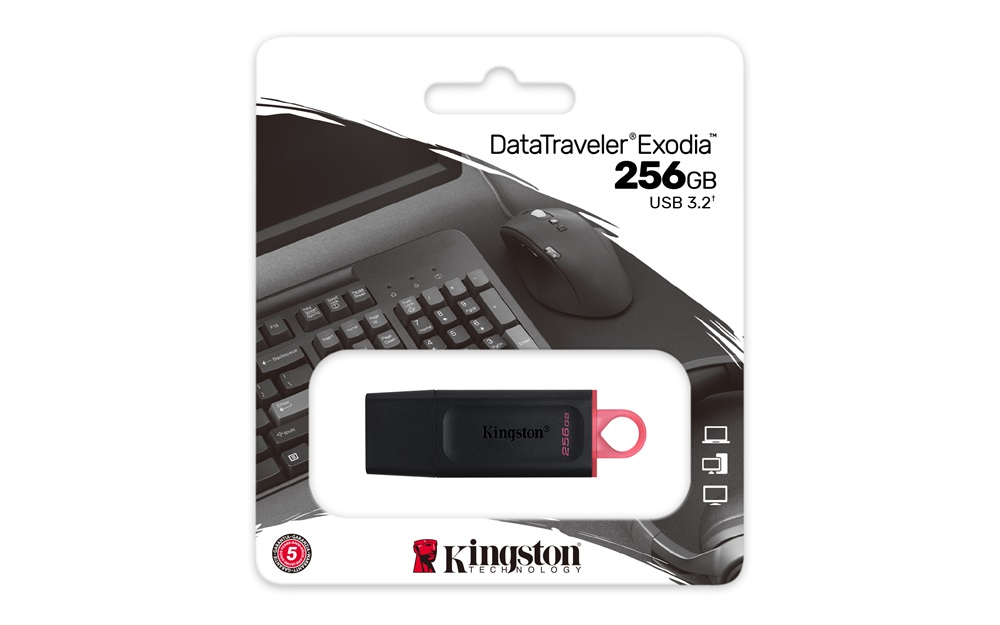 Kingston 256GB USB3.2 DataTraveler Exodia (DTX/256GB) Flash Drive