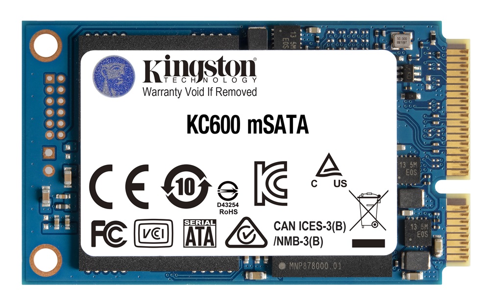 Kingston 256GB mSATA KC600 (SKC600MS/256G) SSD