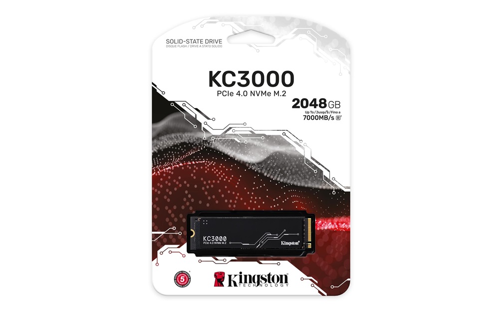 Kingston 2TB M.2 NVMe 2280 KC3000 (SKC3000D/2048G) SSD