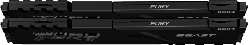 Kingston 32GB/3200MHz DDR-4 (Kit of 2) 1Gx8 FURY Beast Black (KF432C16BB1K2/32) memória