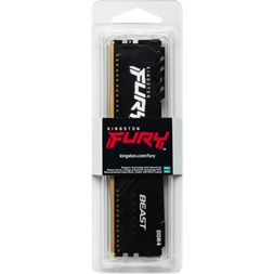 Kingston 32GB/3200MHz DDR-4 (Kit of 2) 1Gx8 FURY Beast Black (KF432C16BB1K2/32) memória