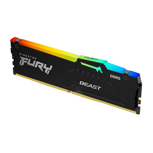 Kingston 32GB/5200MHz DDR-5 FURY Beast RGB (KF552C40BBA-32) memória