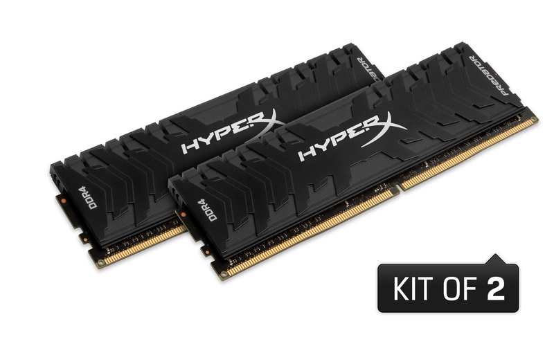 Kingston 32GB/3600MHz DDR-4 HyperX Predator XMP (Kit! 2db 16GB) (HX436C17PB3K2/32) memória