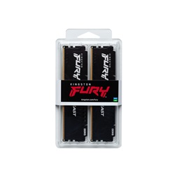 Kingston 32GB 6000MHz DDR-5 Fury Beast Black EXPO (Kit! 2db 16GB) (KF560C30BBEK2-32) memória