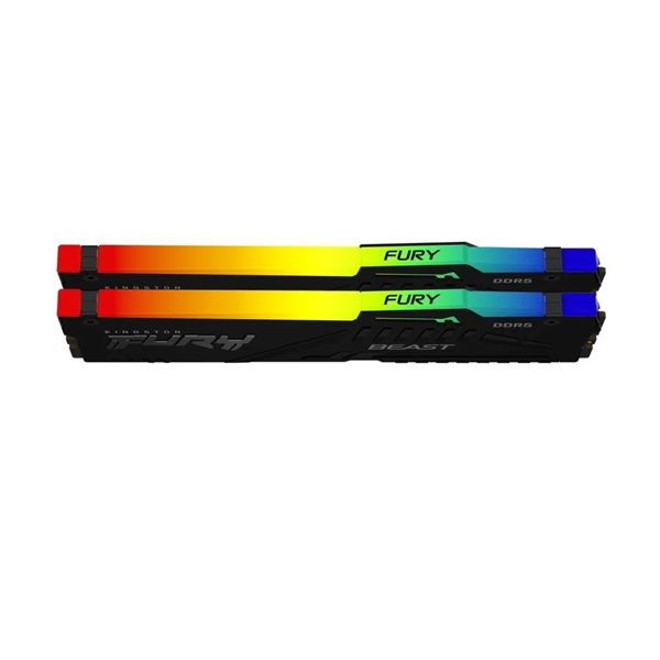 Kingston 32GB 6000MHz DDR-5 Fury Beast RGB EXPO (Kit! 2db 16GB) (KF560C30BBEAK2-32) memória