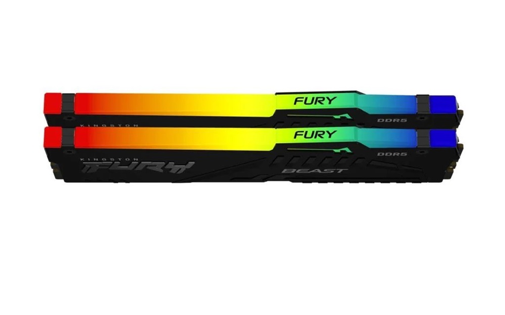 Kingston 32GB 6000MHz DDR-5 Fury Beast RGB EXPO (Kit! 2db 16GB) (KF560C30BBEAK2-32) memória