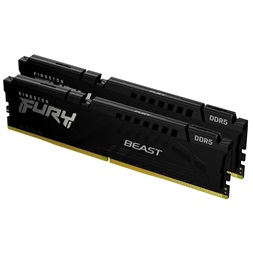 Kingston 32GB 6400MHz DDR-5 Fury Beast Black EXPO (Kit! 2db 16GB) (KF564C32BBEK2-32) memória