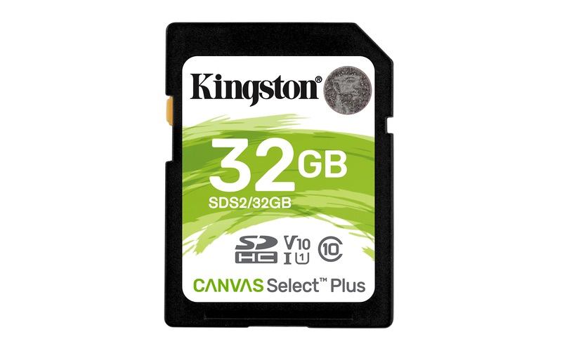 Kingston 32GB SD Canvas Select Plus (SDHC Class 10 UHS-I U1) (SDS2/32GB) memóriakártya