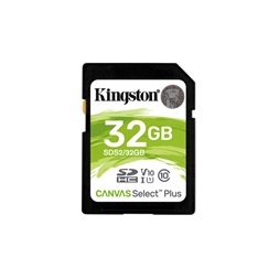 Kingston 32GB SD Canvas Select Plus (SDHC Class 10 UHS-I U1) (SDS2/32GB) memóriakártya