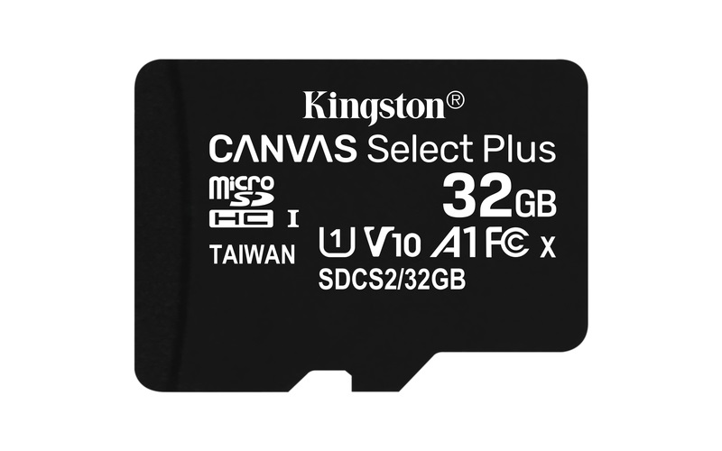 Kingston 32GB SD micro Canvas Select Plus (SDHC Class 10 A1) (SDCS2/32GBSP) memóriakártya