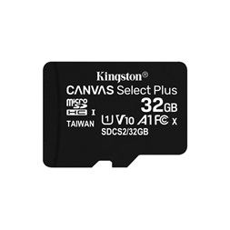 Kingston 32GB SD micro Canvas Select Plus (SDHC Class 10 A1) (SDCS2/32GBSP) memóriakártya