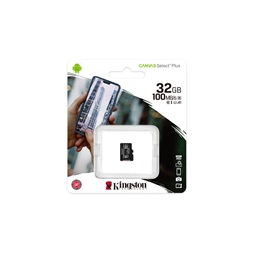 Kingston 32GB SD micro Canvas Select Plus (SDHC Class 10 A1) (SDCS2/32GBSP) memóriakártya