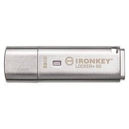 Kingston 32GB USB3.2 Gen1 A IronKey Locker+ 50 (IKLP50/32GB) Flash Drive