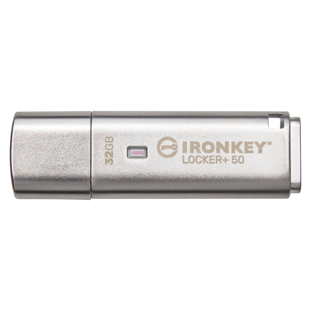 Kingston 32GB USB3.2 Gen1 A IronKey Locker+ 50 (IKLP50/32GB) Flash Drive