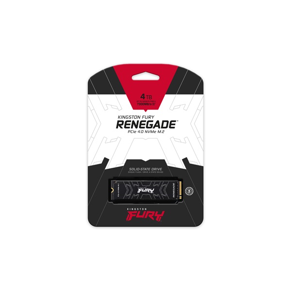 Kingston 4TB M.2 NVMe 2280 Fury Renegade (SFYRD/4000G) SSD
