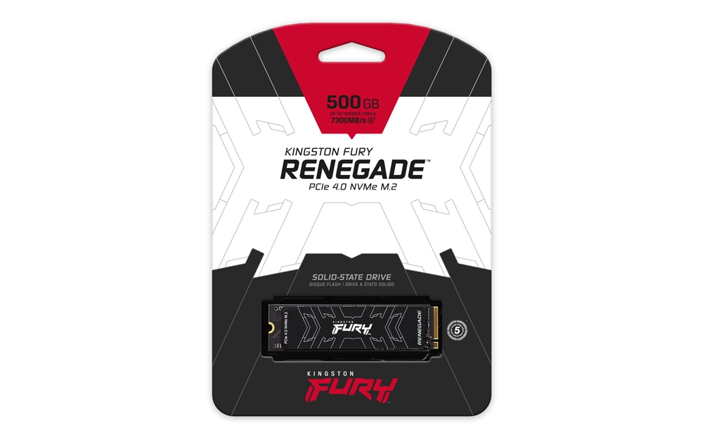Kingston 500GB M.2 NVMe 2280 Fury Renegade (SFYRS/500G) SSD