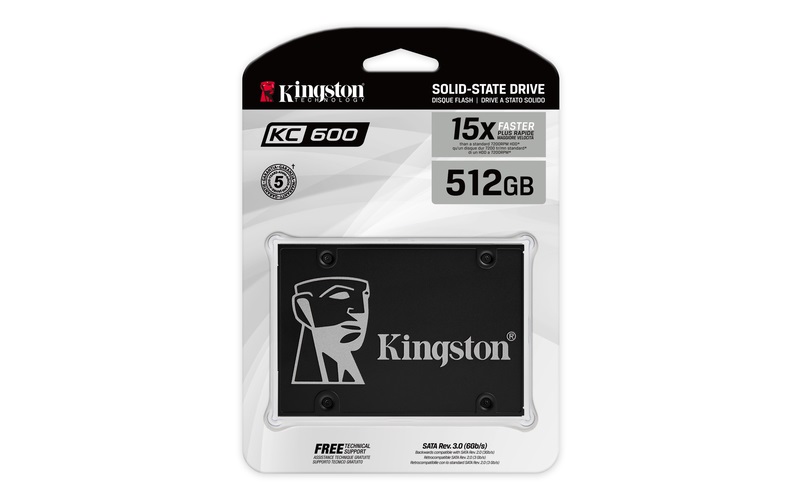 Kingston 512GB SATA3 2,5" 7mm (SKC600/512G) SSD