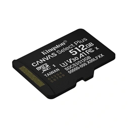 Kingston 512GB SD micro Canvas Select Plus Gen3 150R A1 (MicroSDXC) SDCS3/512GBSP memóriakártya