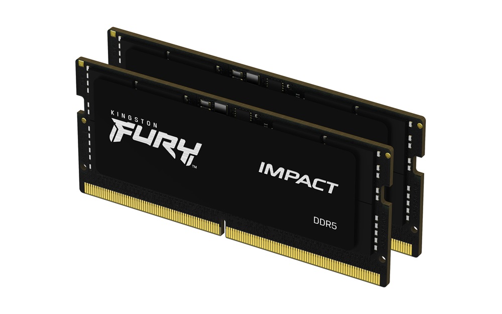 Kingston 64GB/4800MHz DDR-5 (Kit of 2) FURY Impact (KF548S38IBK2-64) notebook memória
