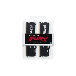 Kingston 64GB/5200MHz DDR-5 (Kit of 2) FURY Beast RGB (KF552C40BBAK2-64) memória