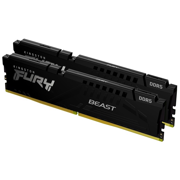 Kingston 64GB/5600MHz DDR-5 (Kit of 2) FURY Beast Black (KF556C40BBK2-64) memória