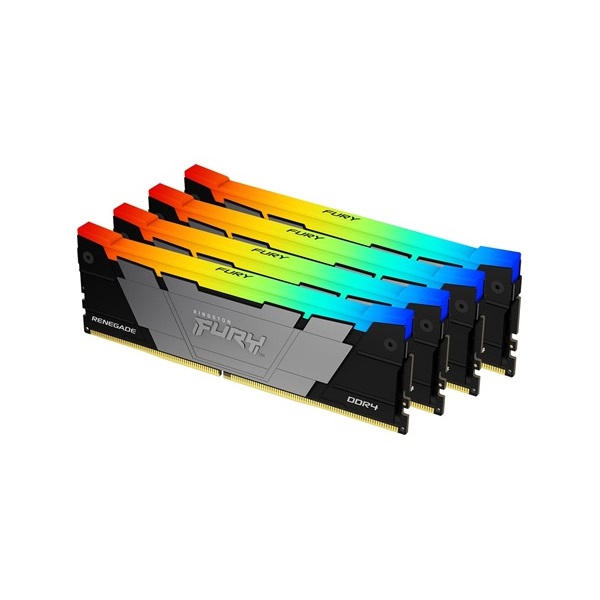 Kingston 64GB 3600MHz DDR-4 Fury Renegade RGB (Kit! 4db 16GB) (KF436C16RB12AK4/64) memória