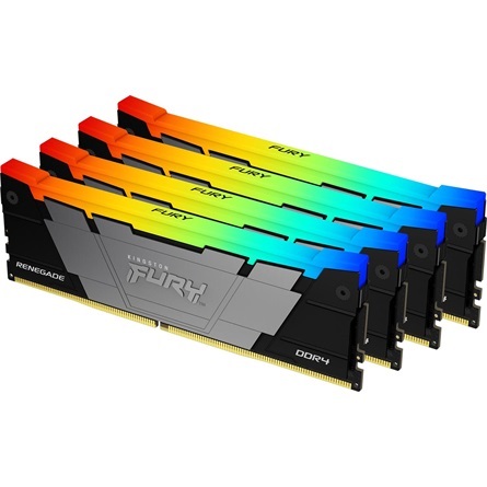 Kingston 64GB 3600MHz DDR-4 Fury Renegade RGB (Kit! 4db 16GB) (KF436C16RB12AK4/64) memória