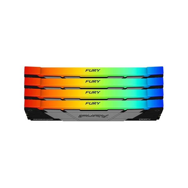 Kingston 64GB 3600MHz DDR-4 Fury Renegade RGB (Kit! 4db 16GB) (KF436C16RB12AK4/64) memória