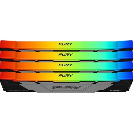 Kingston 64GB 3600MHz DDR-4 Fury Renegade RGB (Kit! 4db 16GB) (KF436C16RB12AK4/64) memória