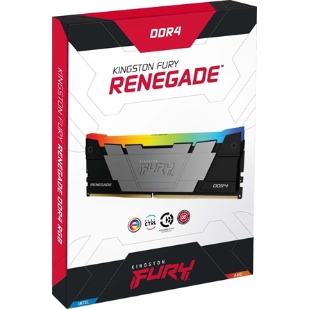 Kingston 64GB 3600MHz DDR-4 Fury Renegade RGB (Kit! 4db 16GB) (KF436C16RB12AK4/64) memória