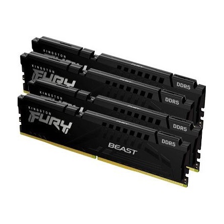 Kingston 64GB 5200MHz DDR-5 Fury Beast (Kit! 4db 16GB) (KF552C40BBK4-64) memória