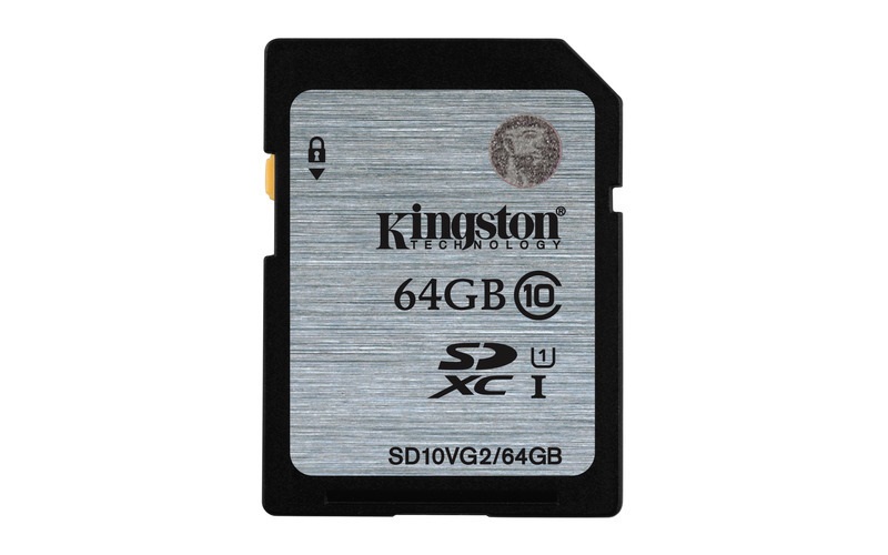 Kingston 64GB SD (SDXC Class 10 UHS-I) (SD10VG2/64B) memóriakártya
