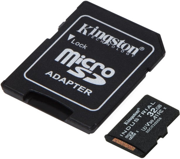 Kingston 64GB SD micro Industrial (SDXC Class 10 A1) (SDCIT2/64GB) memóriakártya + olvasó