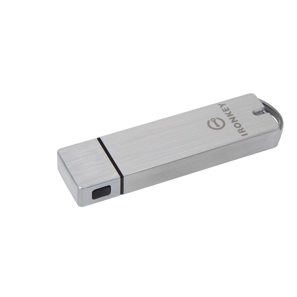 Kingston 64GB USB3.0 IronKey Basic S1000 Encrypted FIPS 140-2 (IKS1000B/64GB) Flash Drive