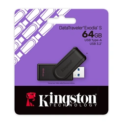 Kingston 64GB USB 3.2 Gen 1 DT Exodia S (DTXS/64GB) Flash Drive