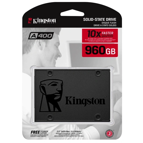 Kingston A400 960GB SATA3 2,5" 7mm (SA400S37/960G) SSD