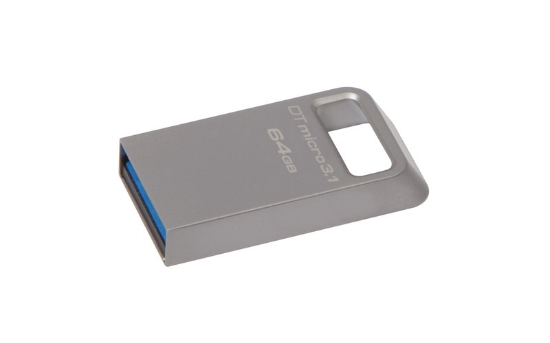 Kingston 64GB Micro USB3.1 A  Ezüst  (DTMC3/64GB) Flash Drive