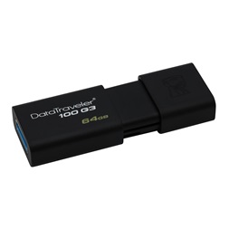 Kingston 64GB USB3.0 Fekete (DT100G3/64GB) Flash Drive