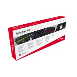 Kingston HyperX Alloy Core UK RGB világító gamer billentyűzet