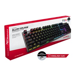 Kingston HyperX Alloy FPS (Kailh Silver Speed) UK RGB világító mechanikus gamer billentyűzet